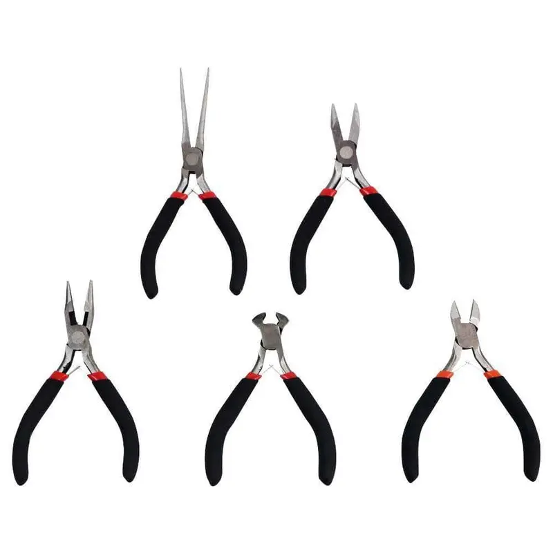 Grip 57060 Mini Plier Toolkit – 5-Piece Tradesman’S Essentials Set 1