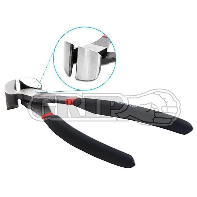 Grip 57398 End-Cutting Nipper Pliers – 250 Mm (10 In), High-Carbon Steel 1