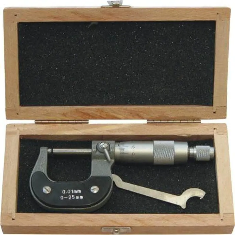 Grip 59080 Entry-Level Metric Micrometer – 0–25 Mm External Screw Gauge 1