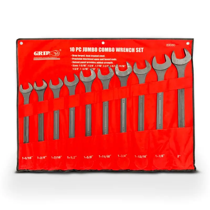 Grip 89080 10-Piece Sae Jumbo Combination Wrench Kit – Heavy Duty 1