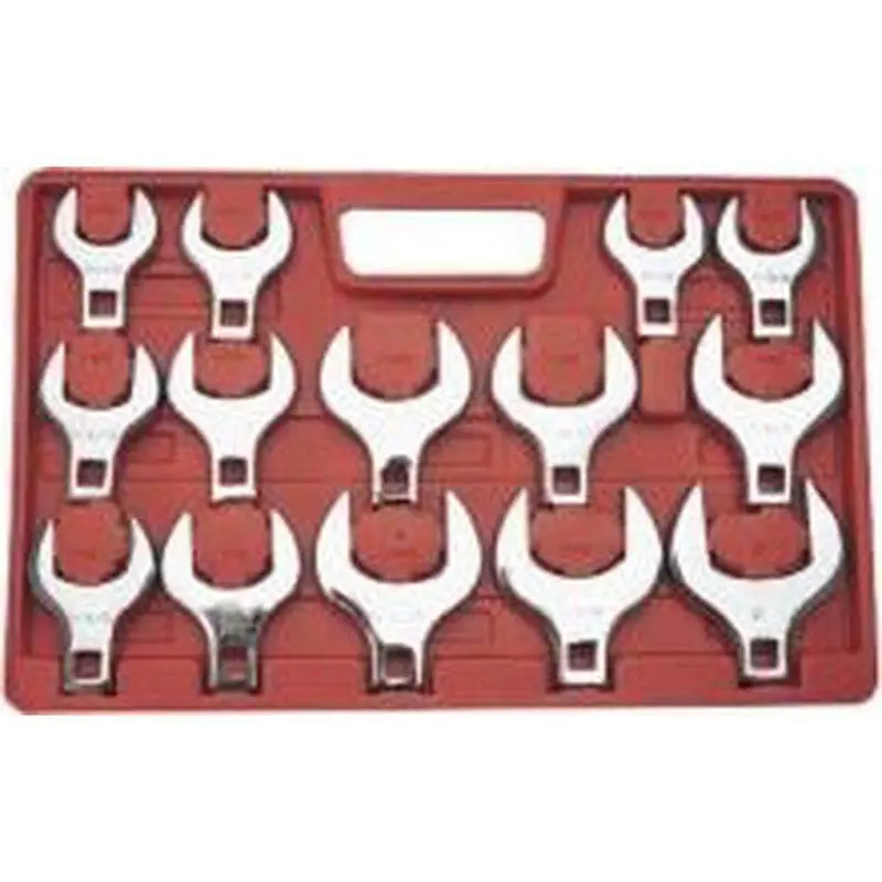 Grip 90150 14-Piece Sae 1/2" Drive Jumbo Crowfoot Spanner Set – Engine And Machinery Repair Kit 1
