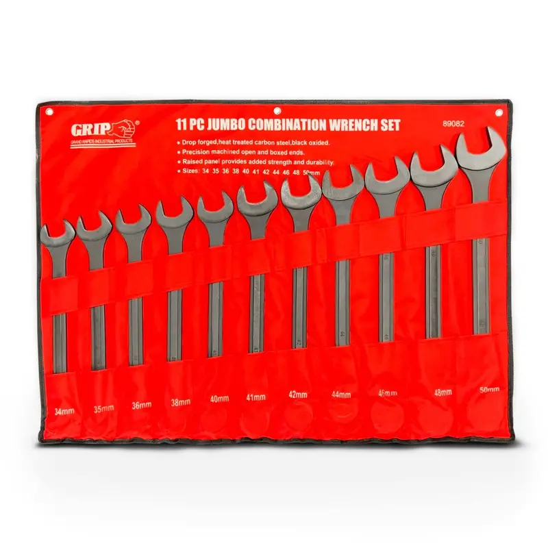 Grip P89082 11-Piece Heavy-Duty Jumbo Combination Wrench Set (34–50 Mm) 1
