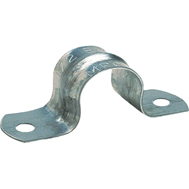 Halex 1-Inch Emt Conduit Strap With Click-On Design – 2-Hole, 4-Pack 1