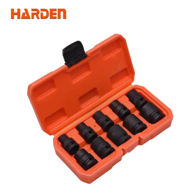 Harden 10-Piece 1/2-Inch Standard Impact Socket Set – Durable Mechanic’S Collection 1