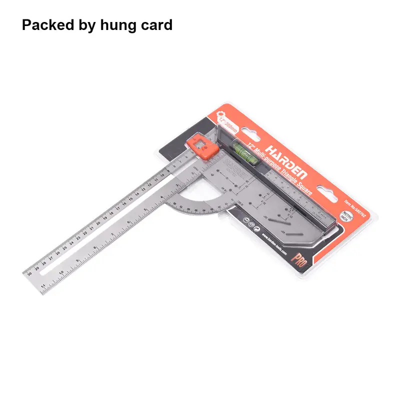 Harden 12-Inch (300Mm) Multi-Purpose Triangle Square – Layout & Alignment Aid 1