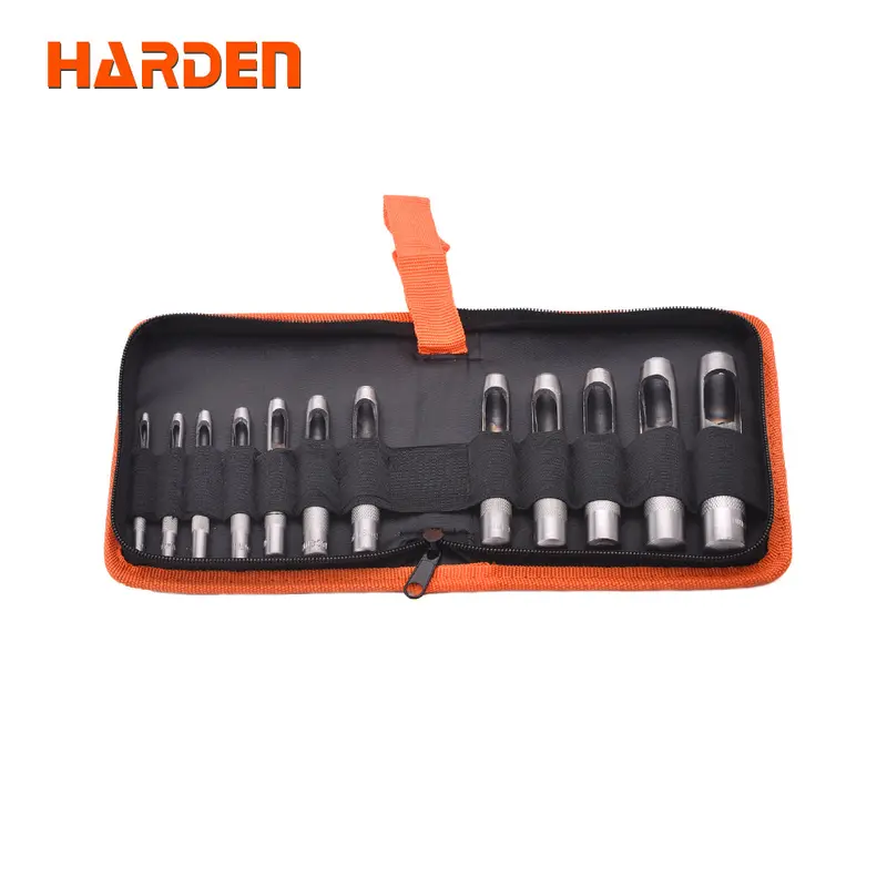 Harden 12-Piece Hollow Punch Set – 3 To 16Mm Diameter 1