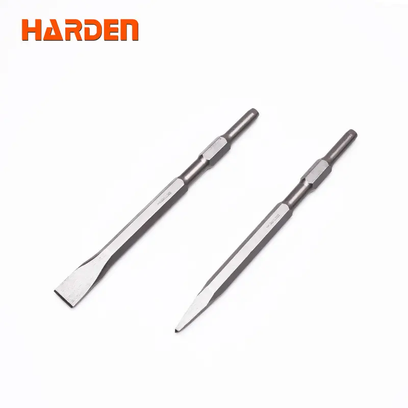 Harden 17X280Mm Hex-Point Cold Chisel – Forged Steel Masonry Tool 1