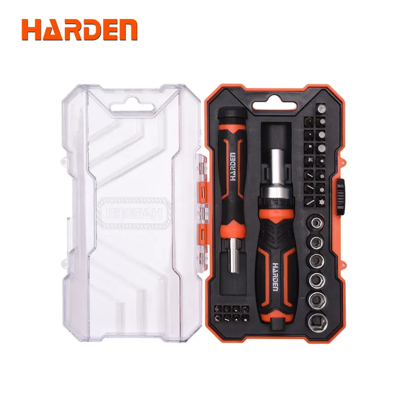 Harden 31-Piece Compact Ratchet Screwdriver And Bit Set 1