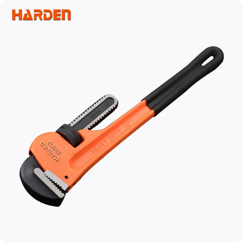 Harden 600813 14-Inch Industrial-Grade Pipe Wrench With Non-Slip Jaw 1