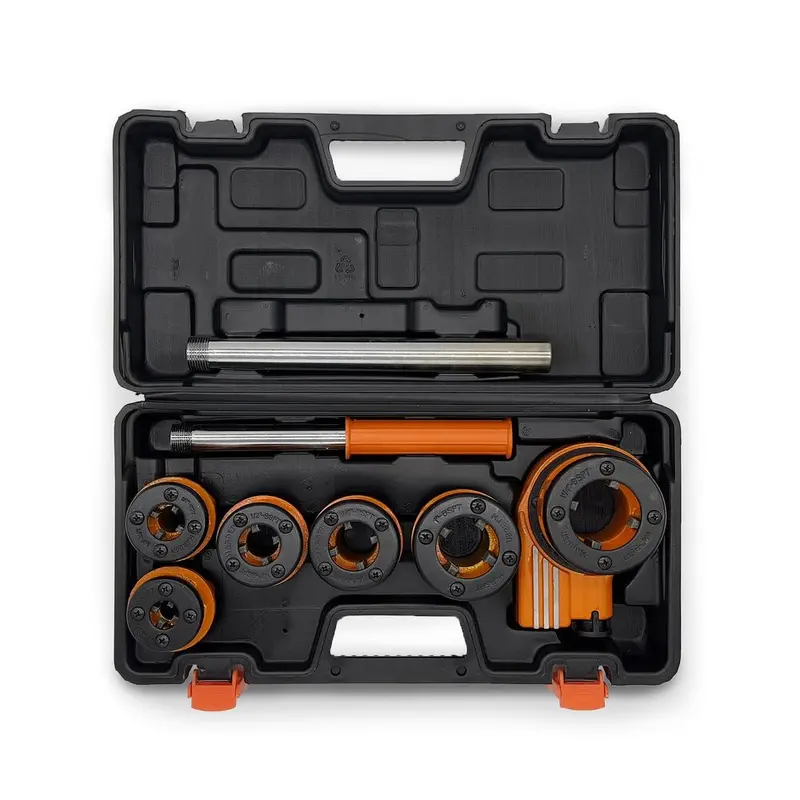 Harden 600871 9-Piece Pipe Threading Kit With Dies & Handle 1