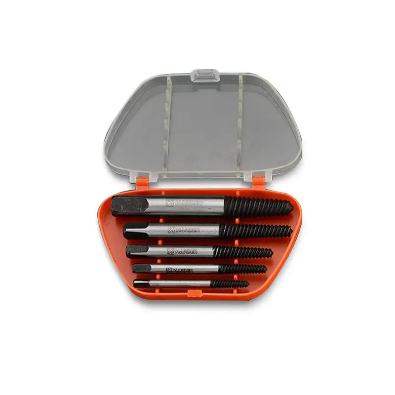 Harden 610555 Coarse-Thread Screw Extractor Set – 5-Piece Removal Kit 1