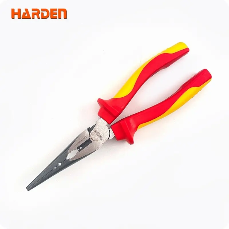 Harden 800108 200Mm (8-Inch) Insulated Long-Nose Pliers For Tight-Space Wiring 1