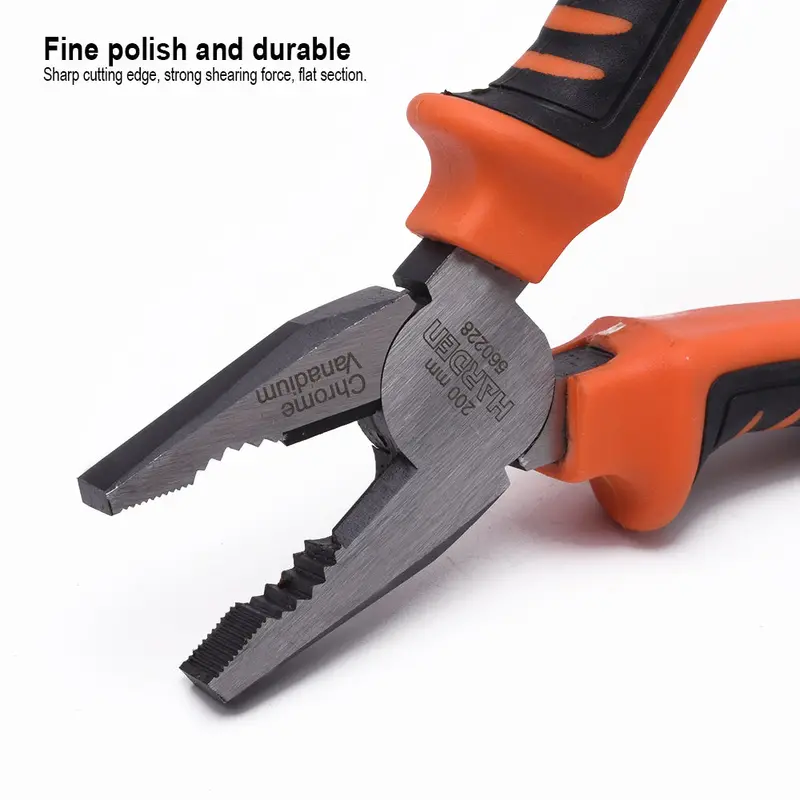 Harden Professional 8-Inch Combination Pliers With Ergonomic Grip 1