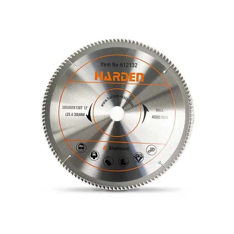 Harden Tct Circular Saw Blade – 305 Mm (12"), 120 Tooth, Optimized For Aluminium Cutting 1