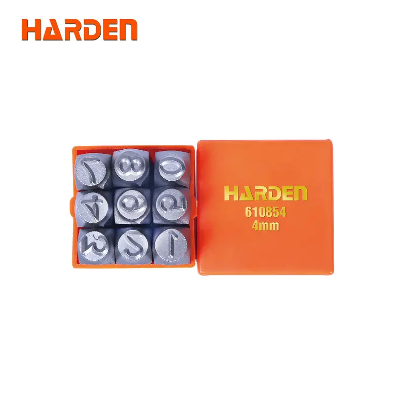 Hardened Steel Number Stencils Set – 9-Piece, 8Mm Height 1