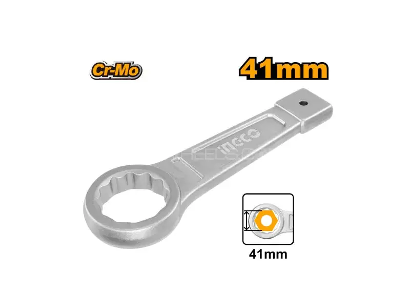 Ingco 230 Mm Ring Slogging Wrench – Heavy-Duty Impact Design 1