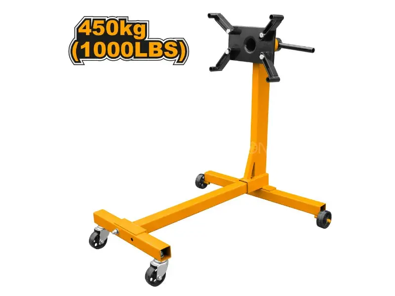 Ingco 450Kg Engine Stand – Rotatable Automotive Engine Support Frame 1