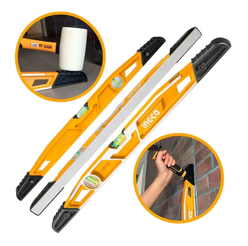 Ingco 60Cm Professional Mason’S Level With Triple Vial System – Hbsl08060 1