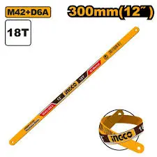 Ingco Bi-Metal Hacksaw Blade – 12-Inch, 18 Tpi For General Purpose Cutting 1