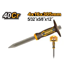 Ingco Concrete Chisel – 4 × 16 × 305 Mm, Durable Carbon Steel Build 1