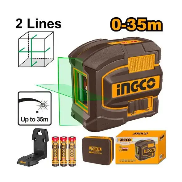 Ingco Hll156601 35M Dual-Plane Self-Leveling Laser Level 1