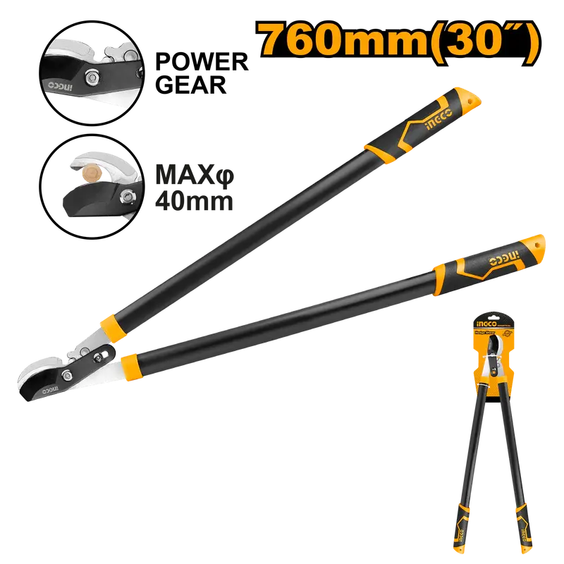 Ingco Hlt7608 Gear-Enhanced Lopper For Effortless Cutting Of Hardwood Branches 1