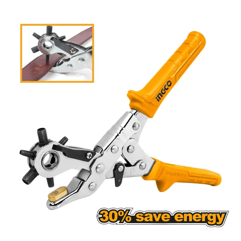 Ingco Leather Hole Punch – 2 Mm Diameter, Manual Precision Tool 1