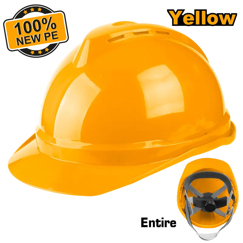Ingco Lightweight Safety Helmet – 390G, Adjustable Fit (Hsh201) 1