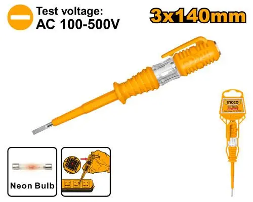 Ingco Non-Contact Voltage Tester (Test Pencil) – Hsdt1408 1