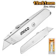 Ingco Zinc-Alloy Utility Knife – Huk615 1