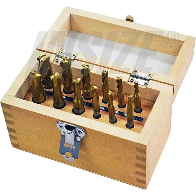 Insize In-12 Hss M2 End Mill & Slot Drill Bit Set — 12-Piece Professional Collection 1
