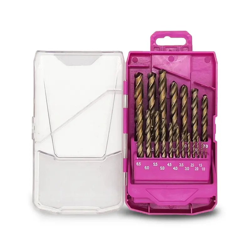 Insize In0005 19-Piece Metric Cobalt-Enhanced Hss Drill Bit Set 1