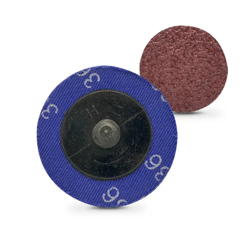 Insize Inarrd5036 Aluminium Oxide Sanding Discs – 50-Pack, 50 Mm, 36 Grit, Roloc Mount 1