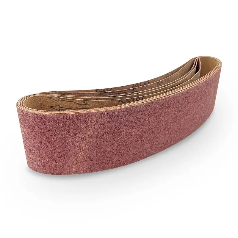 Insize Inasb436120 Aluminium Oxide Sanding Belts – 5-Pack, 100 Mm × 914 Mm, 120 Grit 1