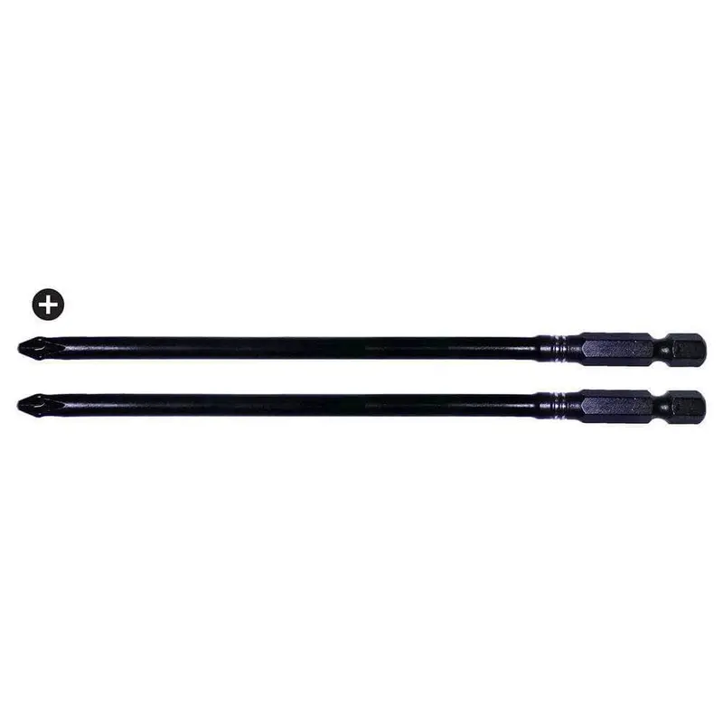Insize Inph2150 Heavy-Duty Ph2 Phillips Torsion Bits — 2-Piece, 150Mm Length 1