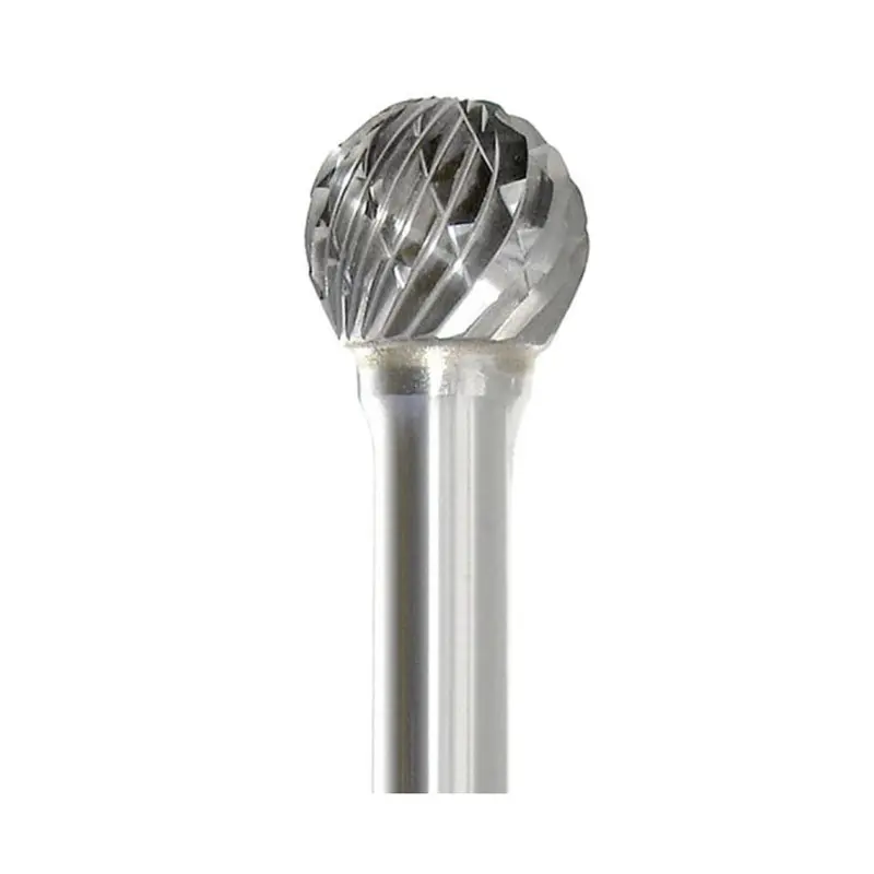 Insize Insd-2 8Mm Double-Cut Ball Carbide Burr – Precision Machining 1