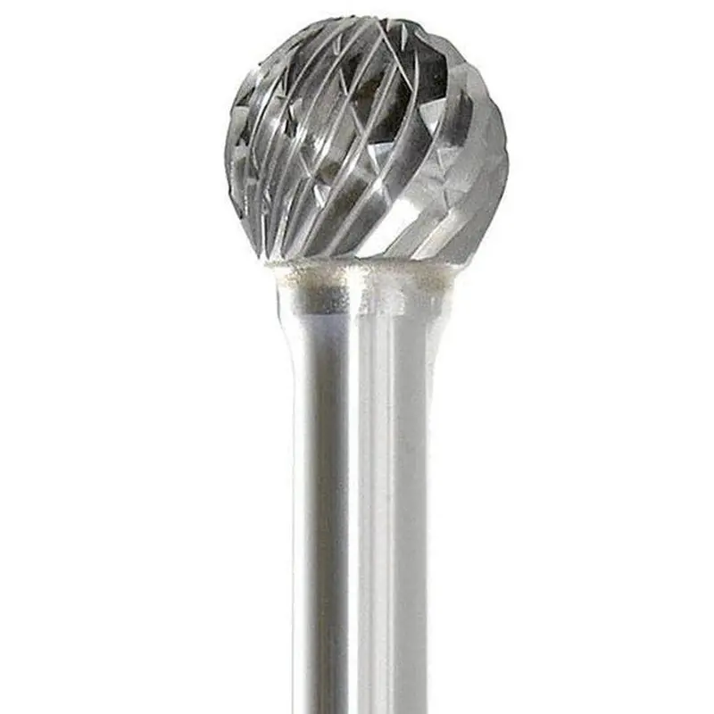 Insize Insd-5 12Mm Ball-Shaped Double-Cut Carbide Burr For Contoured Surfaces 1