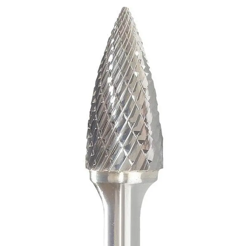 Insize Insg-3 10Mm Tree-Pointed Double-Cut Carbide Burr For Intricate Engraving 1