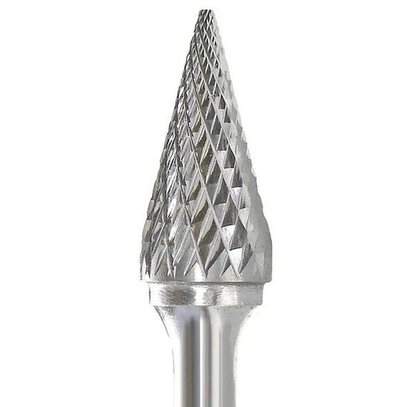 Insize Insm-3 10Mm Pointed Cone Double-Cut Carbide Burr For Detail Work 1
