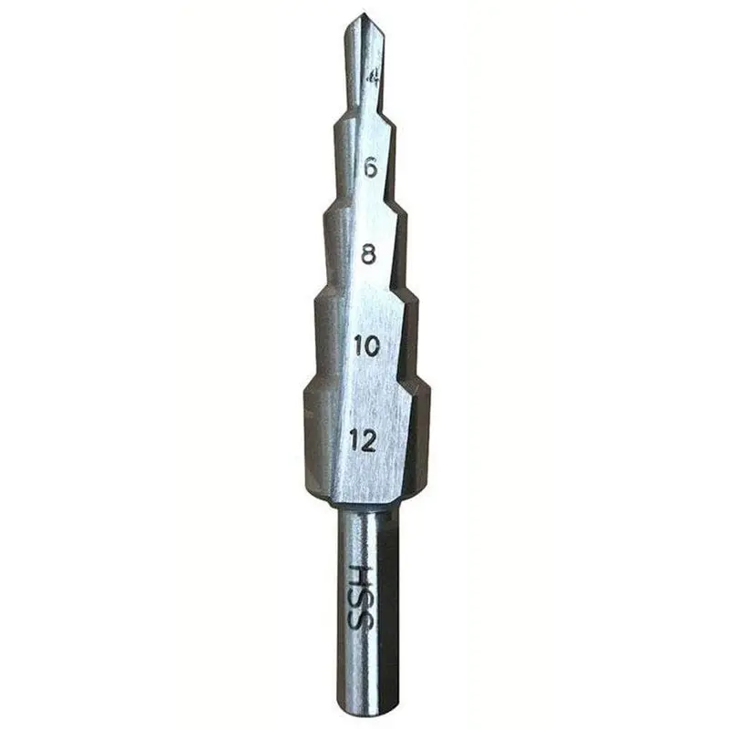 Insize Step Drill Bit Set – 4–12Mm, M2 Hss, Straight Flute, Model Insd4-12 1