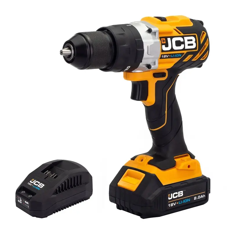 Jcb 18Blcd-2X-B 18V Brushless Combi Drill Kit – Includes 2.0Ah Battery & Fast 2.4A Charger 1