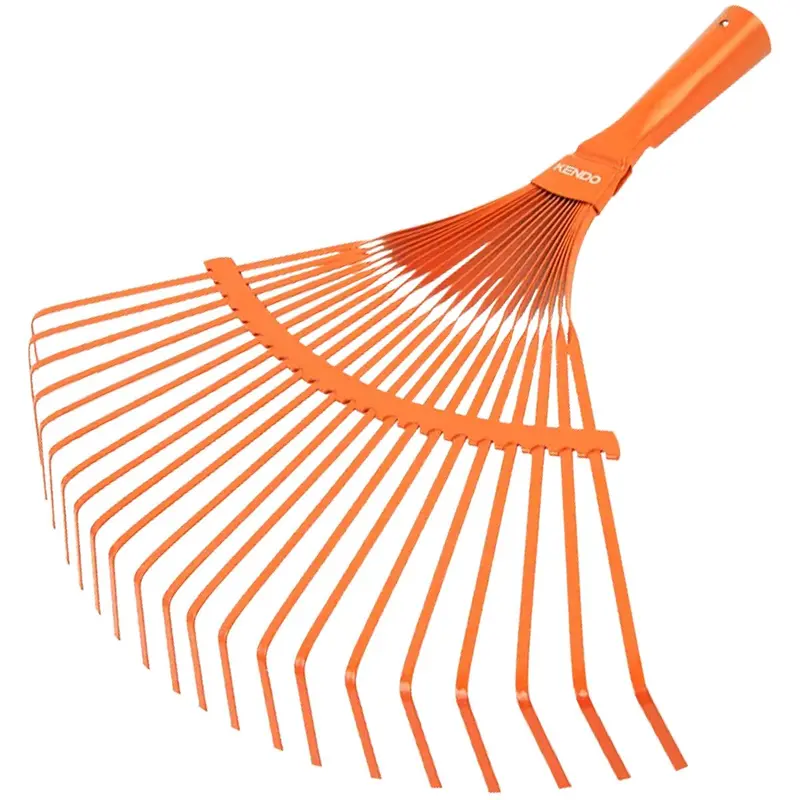 Kendo 22-Tooth Fan Rake – Durable Landscape And Soil Preparation Tool 1