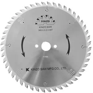 Kinzo 160Mm Entry-Level Wood Saw Blade – 2.4Mm Kerf, 25.4Mm Arbor, 40 Teeth 1