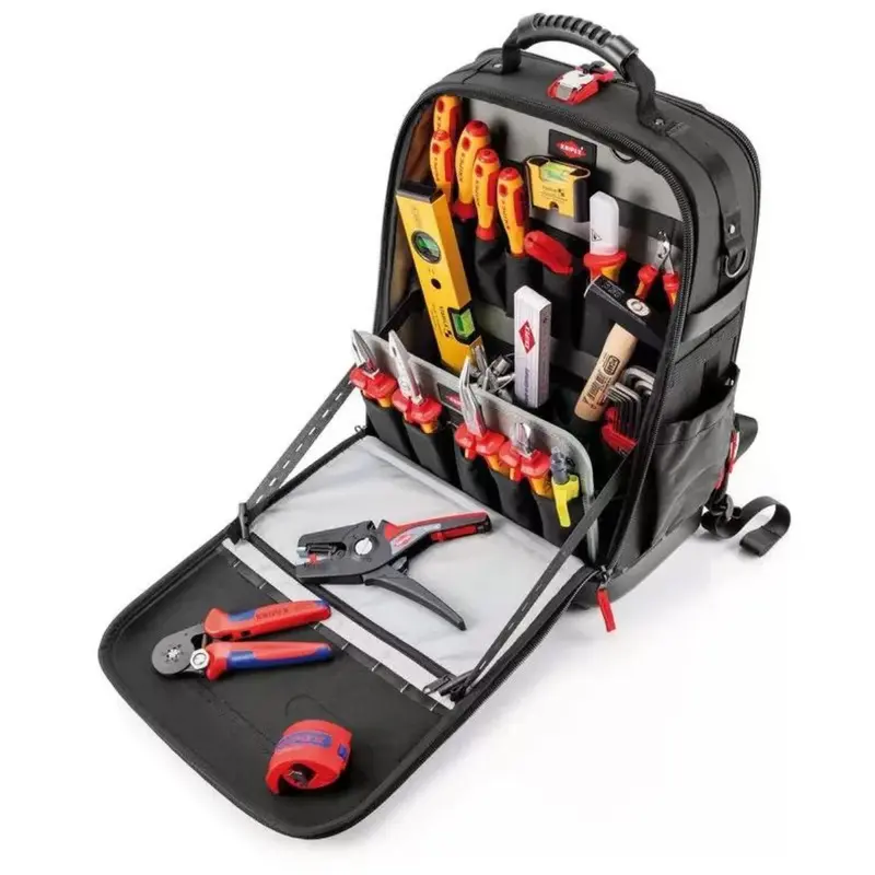 Knipex 00 21 50 E Electrician’S Hand Tool Kit – 22-Piece Precision Set Packaged In Modular X18 Backpack (Model 13175) 1