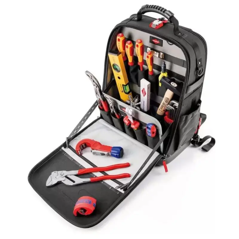 Knipex 00 21 50 S Plumbing Hand Tool Kit – 17-Piece Professional Set In Modular X18 Backpack (Model 13176) 1