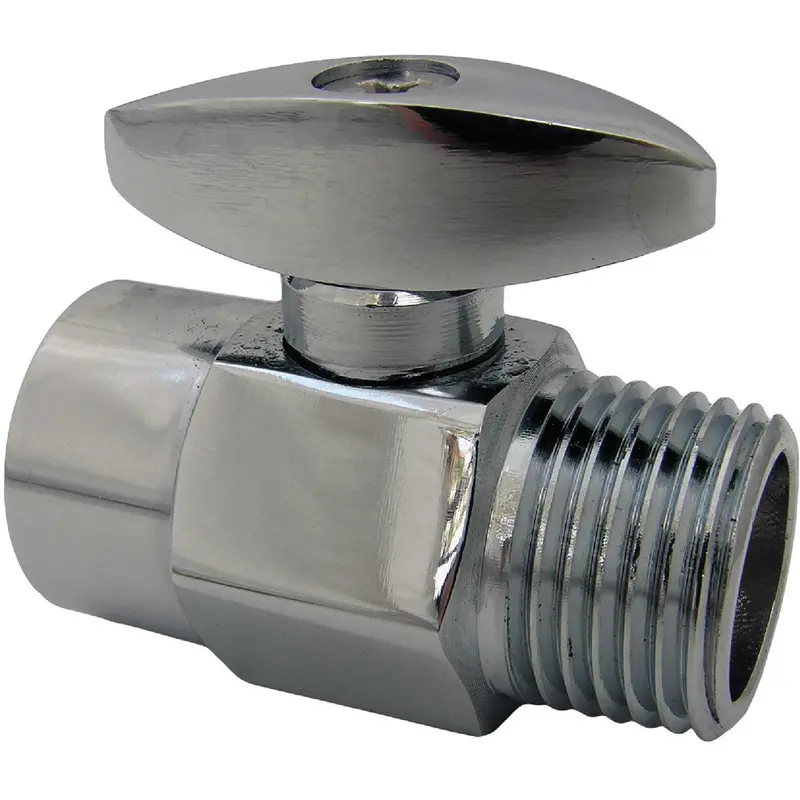 Lasco Chrome Adjustable Shower Flow Control – 1/2-Inch Outlet Regulator Valve 1