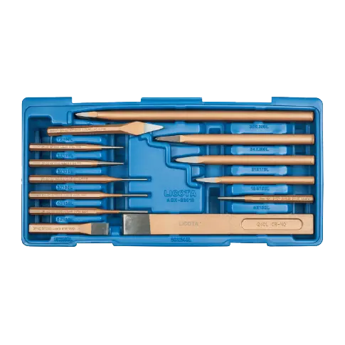 Licota 13-Piece Punch And Chisel Set – Hardened & Tempered Steel Tools 1