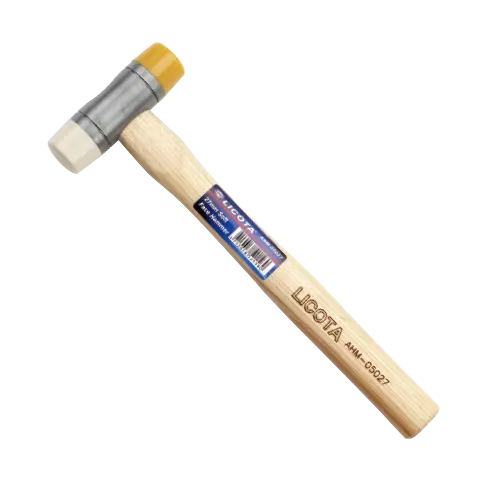 Licota 27 Mm Soft-Face Wooden Hammer – Gentle Impact Tool For Delicate Surfaces, Taiwan-Made 1