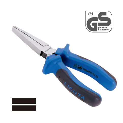 Licota Flat Nose Pliers – 6" (160 Mm), Cr-V Construction, Taiwan Engineered 1