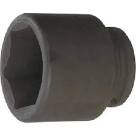 Licota Heavy-Duty 1" Drive 6-Point Impact Socket – 42Mm, Chrome-Moly Steel, Black Finish 1